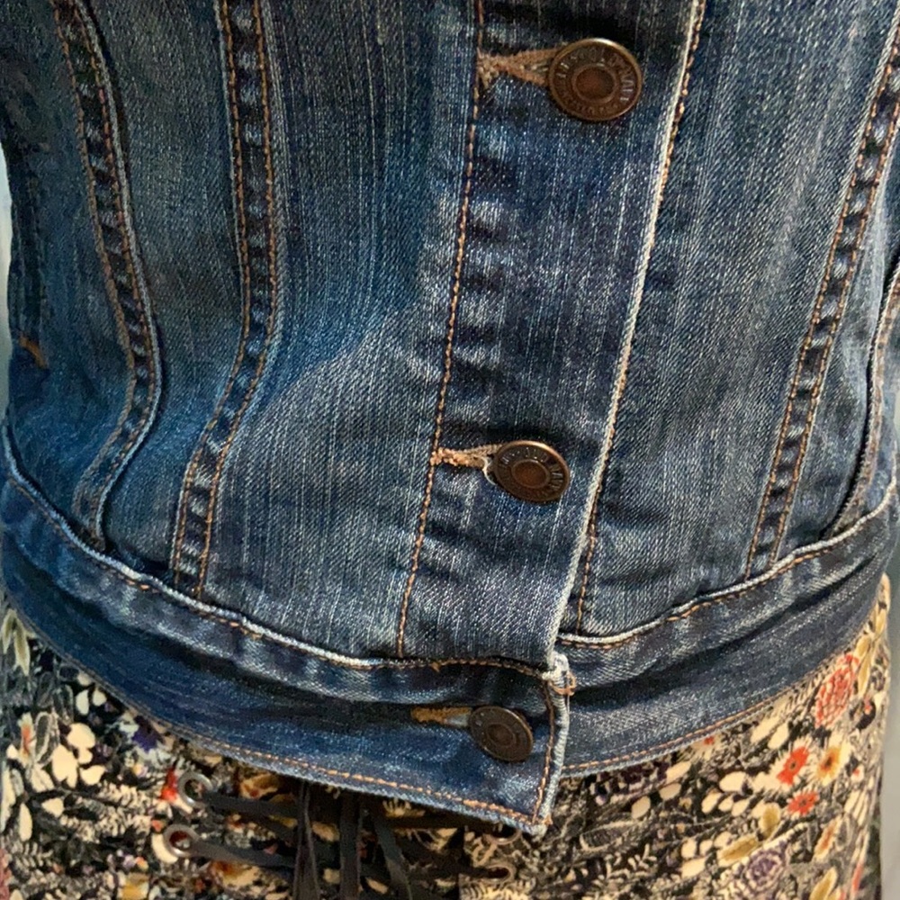 Tailored Cotton Jean Jacket by Old Navy. Size XS - Picture 8 of 15